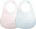 bc babycare Lightweight Silicone Baby Bibs with Adjustable Neck, Toddler Silicone Bibs with 3D Food Catcher Pocket, BPA-Free