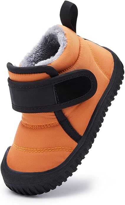 BMCiTYBM Toddler Baby Snow Boots Winter Shoes Boys Girls Cold Weather Baby Faux Fur Shoes