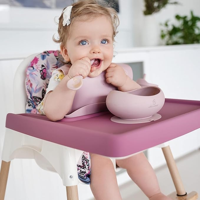 Nibble and Rest Highchair Cushion Cover for Inflatable Cushion, Compatible for IKEA Antilop Highchair, Accessories Stain-Proof and Wipeable Cover (Cushion NOT Included)(Green Meadow)