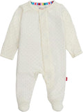 Magnetic Me Girls Modal Magnetic Baby Footie Pajamas | Silky Soft Modal Fabric | Baby Sleepers Available Sizes PRE - 24M