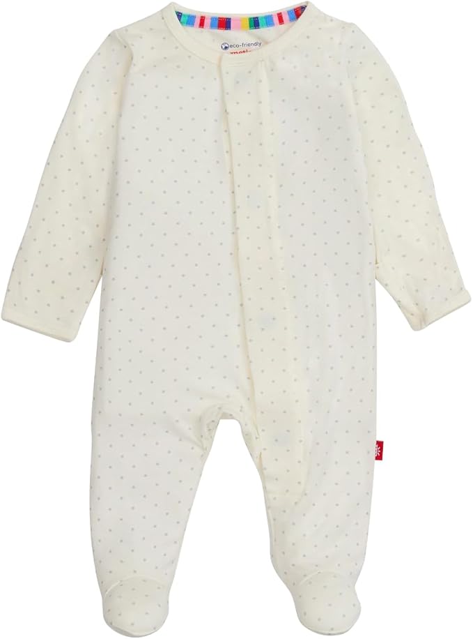 Magnetic Me Girls Modal Magnetic Baby Footie Pajamas | Silky Soft Modal Fabric | Baby Sleepers Available Sizes PRE - 24M