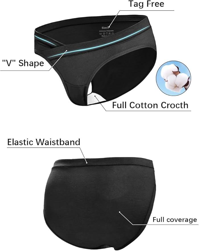 Molasus Cotton Crossover Maternity Underwear Under Bump Pregnancy Bikinis Panties