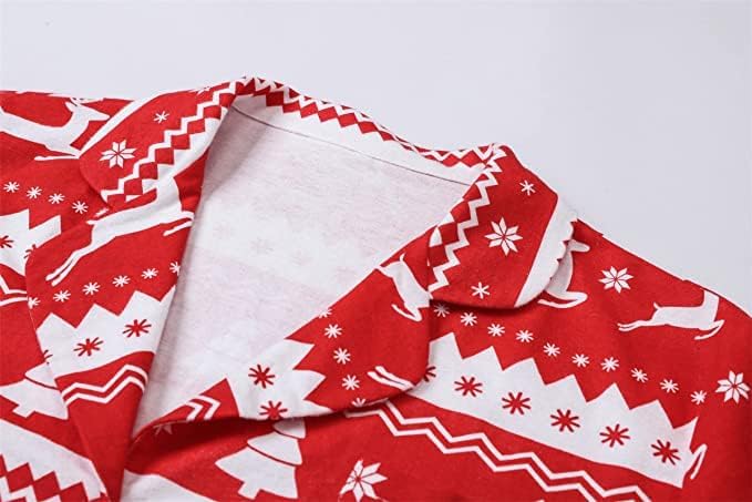 Schbbbta Family Matching Pajamas Holiday Sleepwear Long Sleeve Pjs Sets