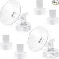 28mm Flange and Duckbill Valve Compatible with Spectra S1 Spectra S2 Spectra9 Plus Synergy Gold Breast Pump, Spectra Pump Parts S2 Parts S2 Accessories Replacement