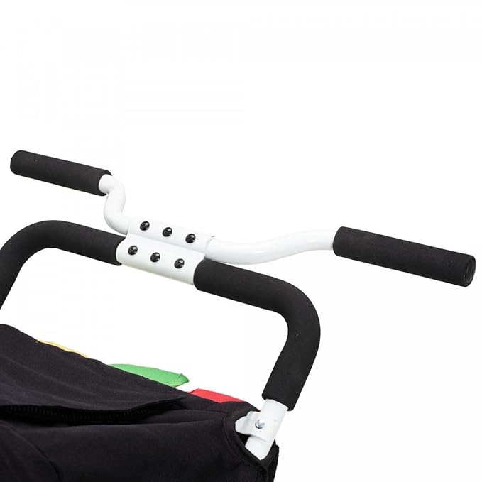 Familidoo H3E 3 Seat Baby Stroller - Tandem Daycare Triple Stroller with 5 Point Safety Harness - for Infants & Toddlers 0-3 Years - Lightweight & Foldable - All Reclining Seats