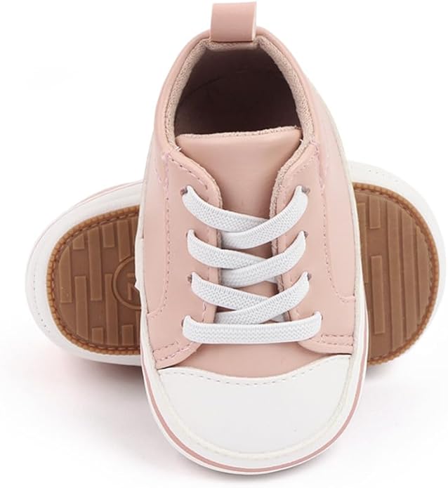 LONSOEN Baby Girls Boys Loafers Prewalker Dress Crib Shoes