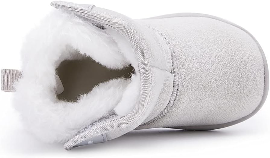 BMCiTYBM Girls Boys Snow Boots Warm Winter Fur Lined Baby Shoes (Infant/Toddler/Little Kid)