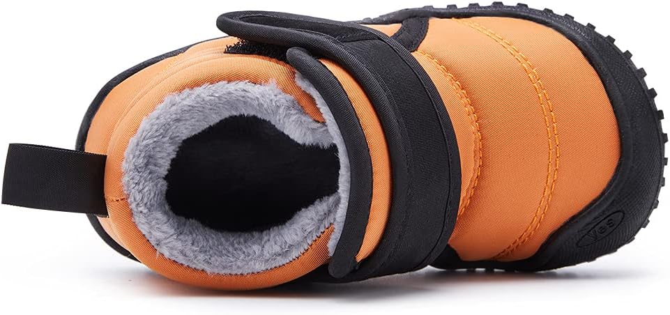 BMCiTYBM Toddler Baby Snow Boots Winter Shoes Boys Girls Cold Weather Baby Faux Fur Shoes