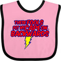 inktastic These Fools Put My Cape on Backwards ® Baby Bib