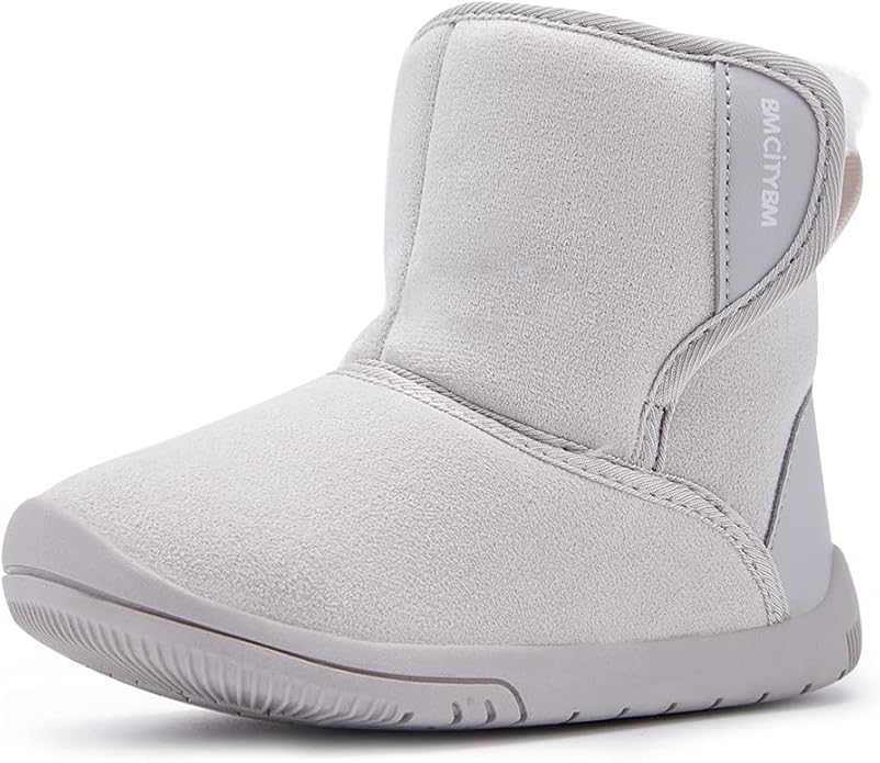 BMCiTYBM Girls Boys Snow Boots Warm Winter Fur Lined Baby Shoes (Infant/Toddler/Little Kid)