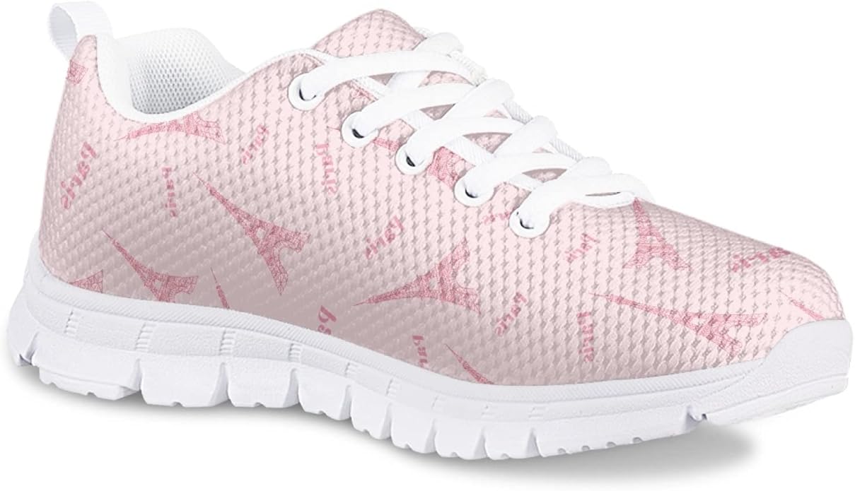 MARSVOVO First Shoes for Walking Boy Girl Athletic Lightweight Flexible Lace-up Breathable Running Shoes Casual Classic Comfortable Non Slip Play Sport Learning to Walk Toddler Girl Sneakers