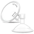 Maymom MyFit Crater Series 15mm Two-Piece Design Small Breastshield Compatible with Medela Breast Pump Parts; Replace Shields; Fit Flex Connector; 2pc