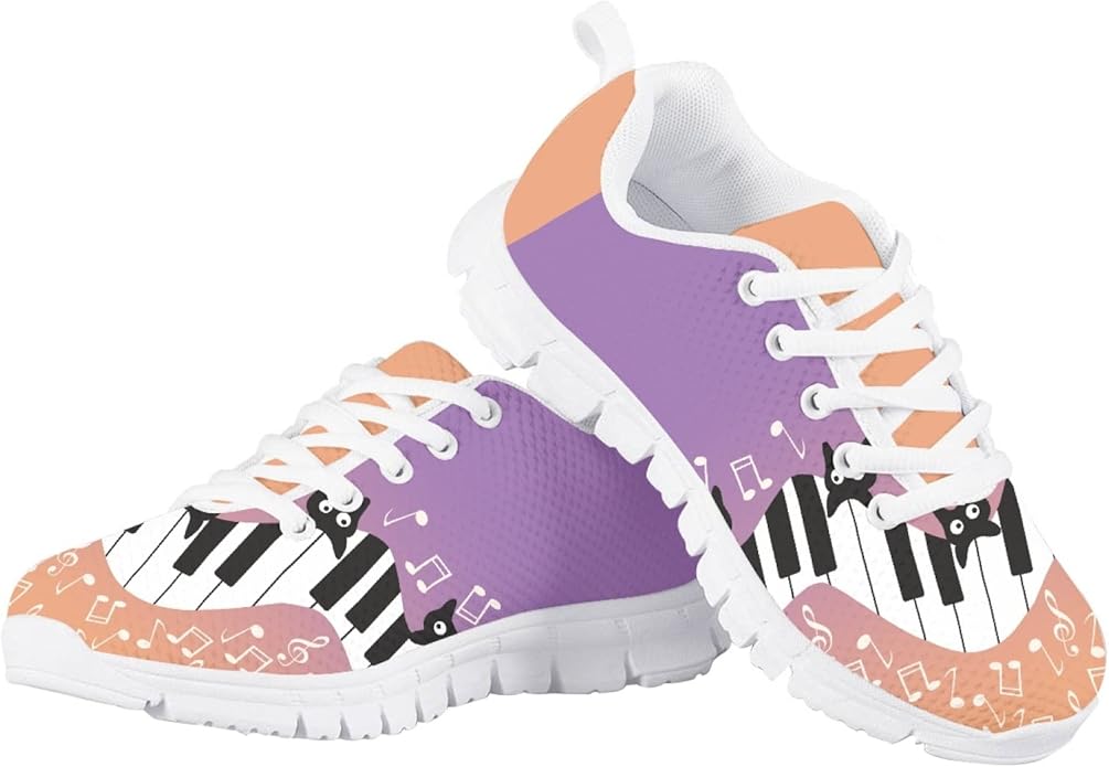 MARSVOVO First Shoes for Walking Boy Girl Athletic Lightweight Flexible Lace-up Breathable Running Shoes Casual Classic Comfortable Non Slip Play Sport Learning to Walk Toddler Girl Sneakers