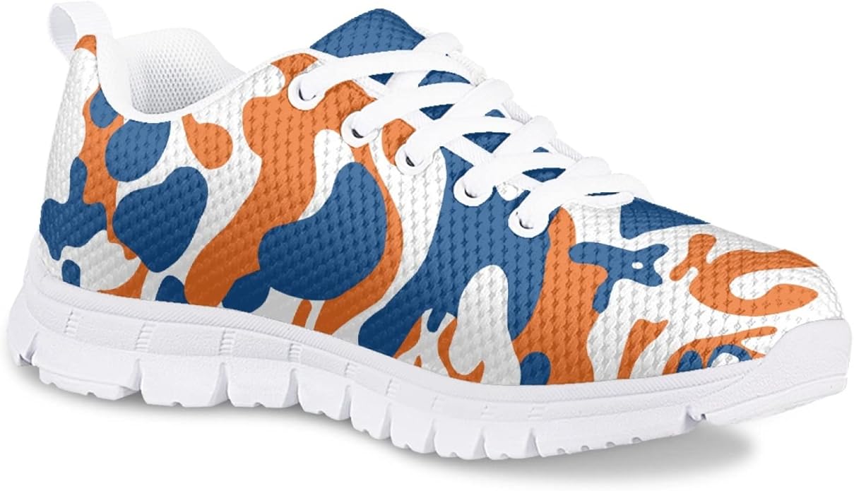 MARSVOVO First Shoes for Walking Boy Girl Athletic Lightweight Flexible Lace-up Breathable Running Shoes Casual Classic Comfortable Non Slip Play Sport Learning to Walk Toddler Girl Sneakers
