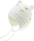 BAVST Baby Beanie Hat for Winter with Earfalp Cute Bear Kids Toddler Girls Boys Warm Knit Cap 0-2Years