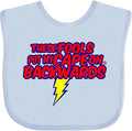 inktastic These Fools Put My Cape on Backwards ® Baby Bib