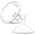 Maymom MyFit Crater Series 17mm Two-Piece Design Small Breastshield Compatible with Medela Breast Pump Parts; Replace Shields; Fit Flex Connector; 2pc