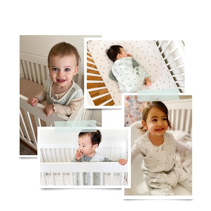 Tealbee Dreamsuit Toddler Sleep Sack with Feet – Walker Sleep Bag with Legs, Rayon made from Bamboo, Summer 0.8 TOG, 2-Way Zipper, 3T-4T - Croissant