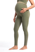 POSHDIVAH Women's Creamluxe Maternity Leggings 25"/28" Over The Belly Pregnancy Yoga Pants Active Workout Leggings