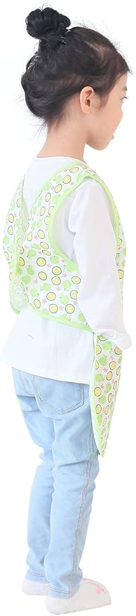 Kids Painting Apron – Waterproof Art Smock for Toddlers & Preschoolers, Messy Play, Baking, Crafts, Cooking, Mealtime
