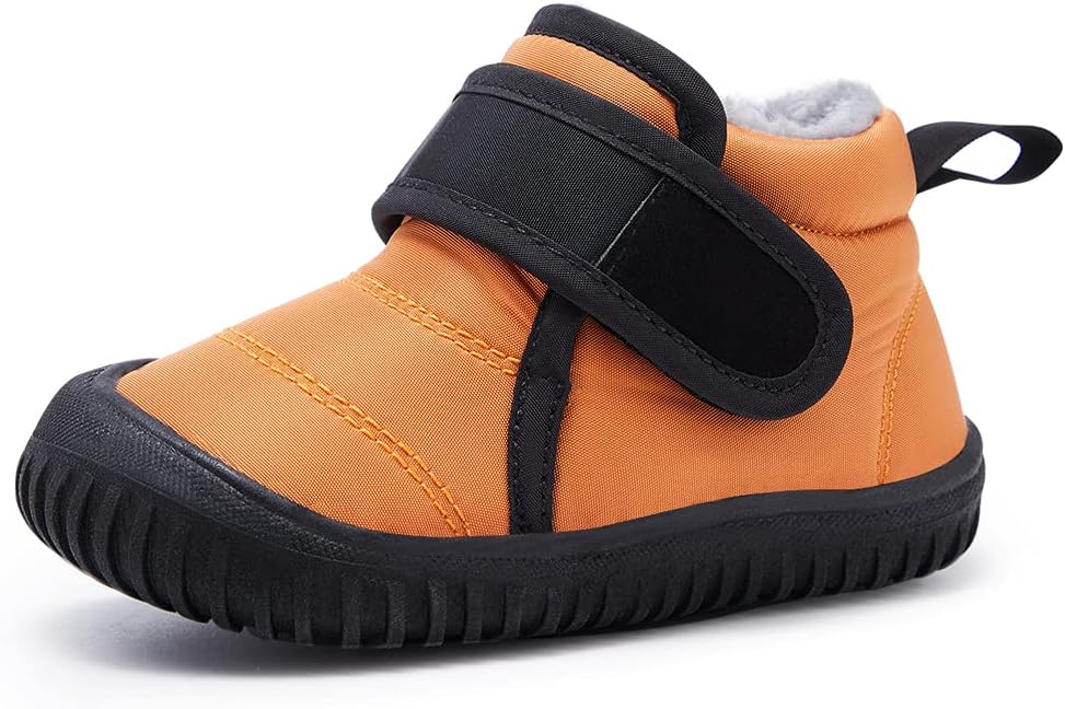 BMCiTYBM Toddler Baby Snow Boots Winter Shoes Boys Girls Cold Weather Baby Faux Fur Shoes