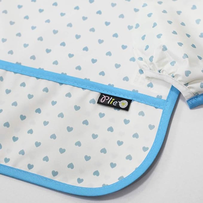 Long Sleeve Waterproof Bib for Toddlers – Feeding Smock for Baby Mealtime, Self-Feeding, Painting & Messy Play, BPA-Free