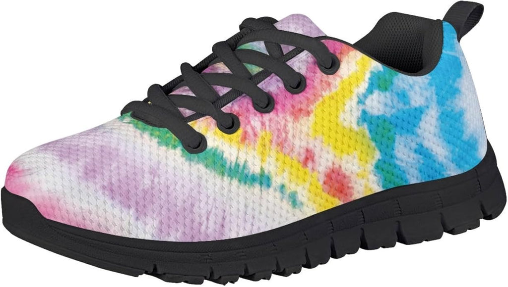 MARSVOVO First Shoes for Walking Boy Girl Athletic Lightweight Flexible Lace-up Breathable Running Shoes Casual Classic Comfortable Non Slip Play Sport Learning to Walk Toddler Girl Sneakers