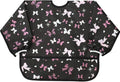 Long Sleeve Waterproof Bib for Toddlers – Feeding Smock for Baby Mealtime, Self-Feeding, Painting & Messy Play, BPA-Free