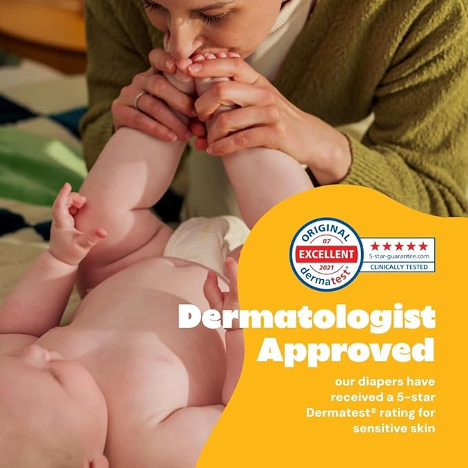 DYPER - Baby Diapers Size 2 (32 Count) - Plant Based Disposable Diapers for Day and Overnight Premium Leak Protection, Skin-Friendly Comfort with Soft Size 2 Diapers (12-18 lbs)