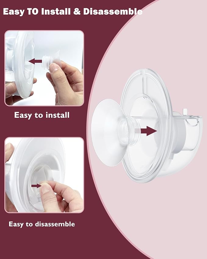 Flange Insert 4PCS 17mm Compatible with Momcozy M9/M6/M5/S12 Pro/V1 Pro/V2 pro, Spectra/Medela/Elvie/NCVI/TSRETE/eufy/Lansinoh/Paruu/MomMed Breast Pump 24mm Shields/Flanges (4pcs-17mm)