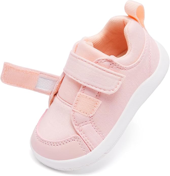 MORENDL Wide Toe Box Shoes Toddler Barefoot Shoes Baby Walking Shoe Boy Girl Non-Slip Zero Drop Minimalist Sneakers Comfort Tennis Outdoor Activities