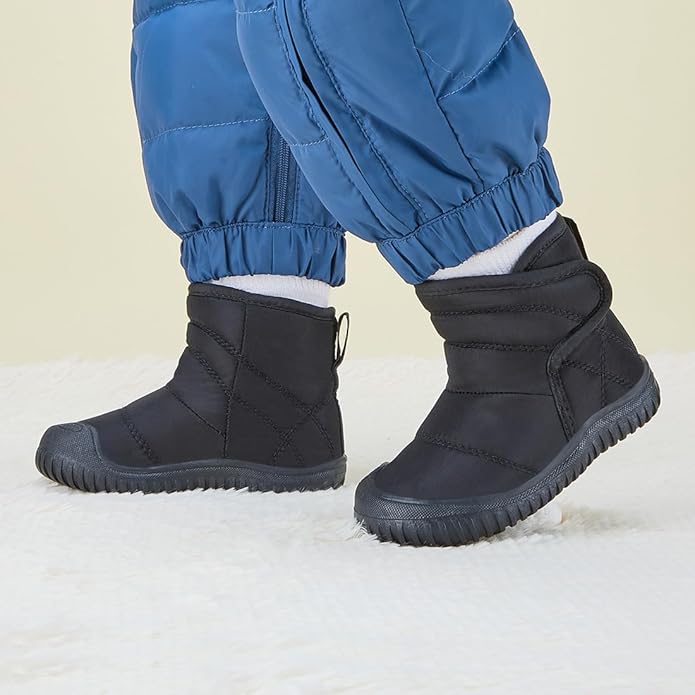 BMCiTYBM Toddler Baby Snow Boots Winter Shoes Boys Girls Cold Weather Baby Faux Fur Shoes