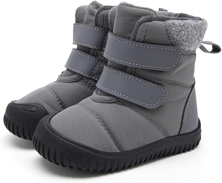 BMCiTYBM Toddler Baby Winter Snow Boots Boy Girl Faux Fur Warm Non Slip First Walking Infant Shoes