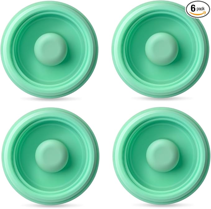 TB Tbuymax 4pc Pump Seals Compatible with Elvie Stride Diaphragm, Replacement Food Grade Silicone Breast Pump Accessories, Compatible with Elvie Stride Membrane Pump Parts