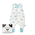 BubblePanda Rayon Made from Bamboo Toddler Sleep Sack with Feet 24-36 Months 1.0 Tog Ultra Soft Toddler Sleeping Sack 2t-3t Sleep Bag Walker Quilted Wearable Blanket with Legs 2-Way Zipper Lightweight
