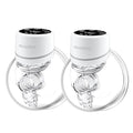 M6 Electric Breast Pump,4 Mode & 12 Levels,LED Display, Wearable Hands-Free Breast Pump,Portable Breast Pump (White M6-New)