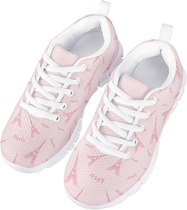 MARSVOVO First Shoes for Walking Boy Girl Athletic Lightweight Flexible Lace-up Breathable Running Shoes Casual Classic Comfortable Non Slip Play Sport Learning to Walk Toddler Girl Sneakers