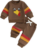 Fernvia Toddler Baby Girl Clothes 3 6 9 12 18 24 Months Fall Outfits Solid Long Sleeve Sweatshirt Tops + Pants Set