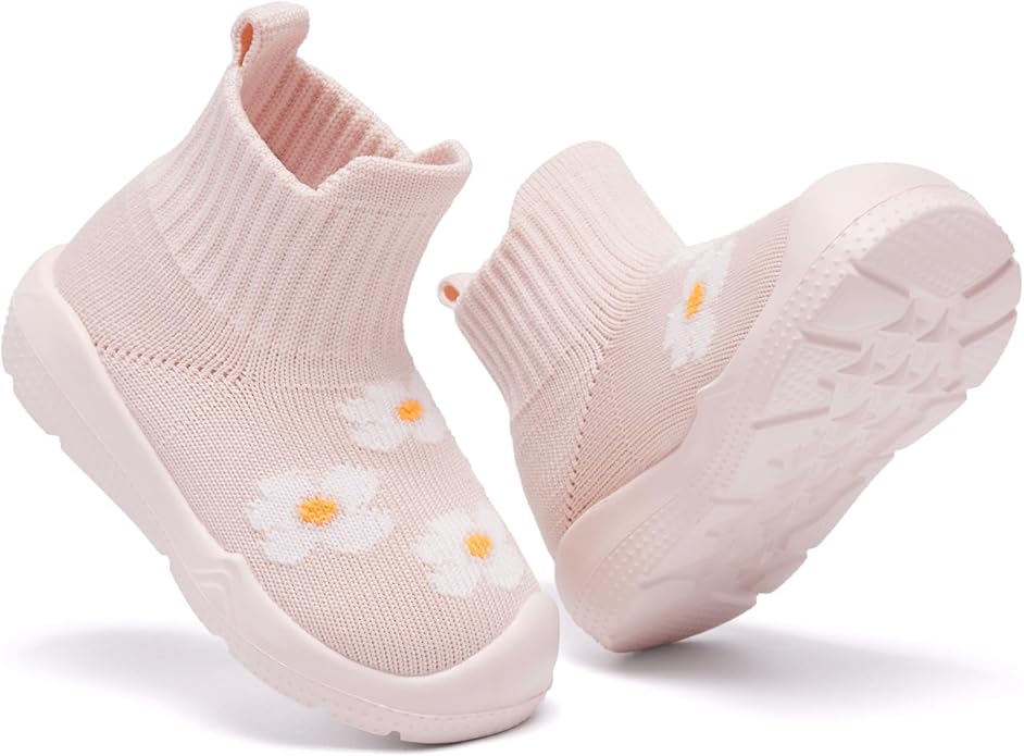 MORENDL Toddler Sock Shoes Baby Walking Shoes Infant Slippers Boys & Girls Non-Slip Sneakers