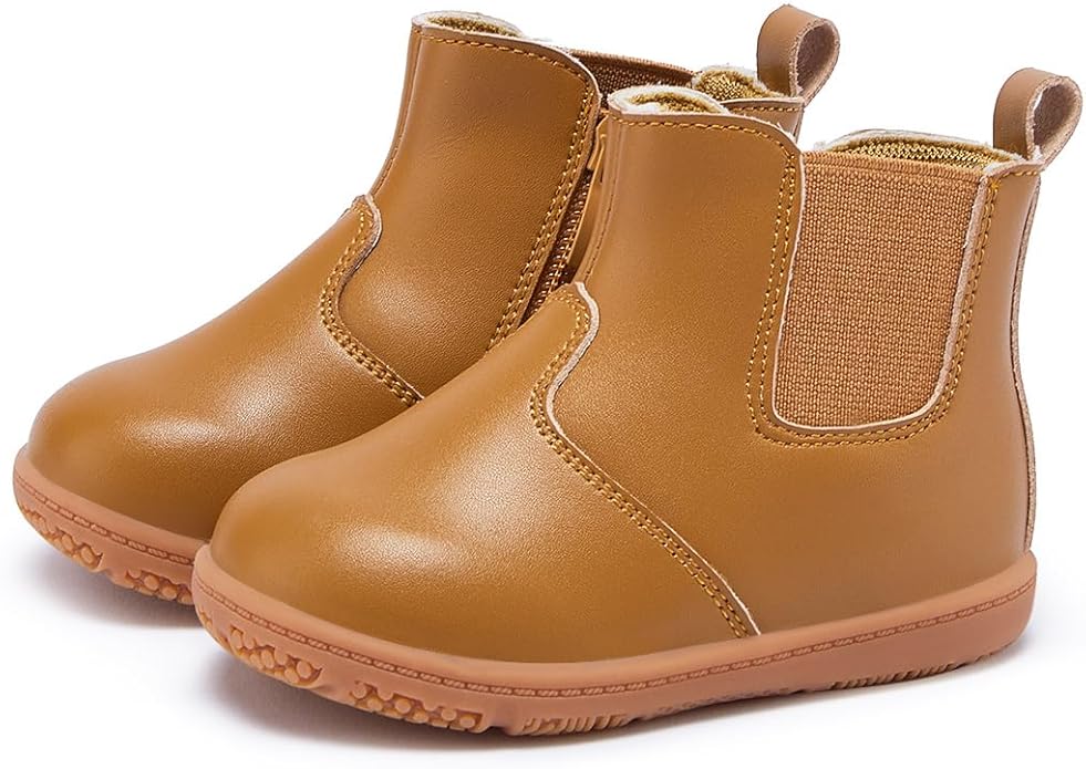 BMCiTYBM Baby Boys Girls Boots Infant Shoes First Walking Booties for All Seasons for 6 9 12 15 18 24 Months