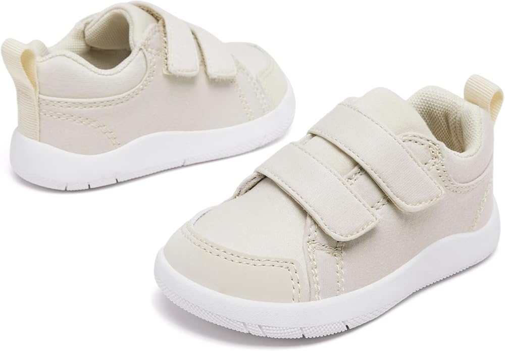 MORENDL Wide Toe Box Shoes Toddler Barefoot Shoes Baby Walking Shoe Boy Girl Non-Slip Zero Drop Minimalist Sneakers Comfort Tennis Outdoor Activities