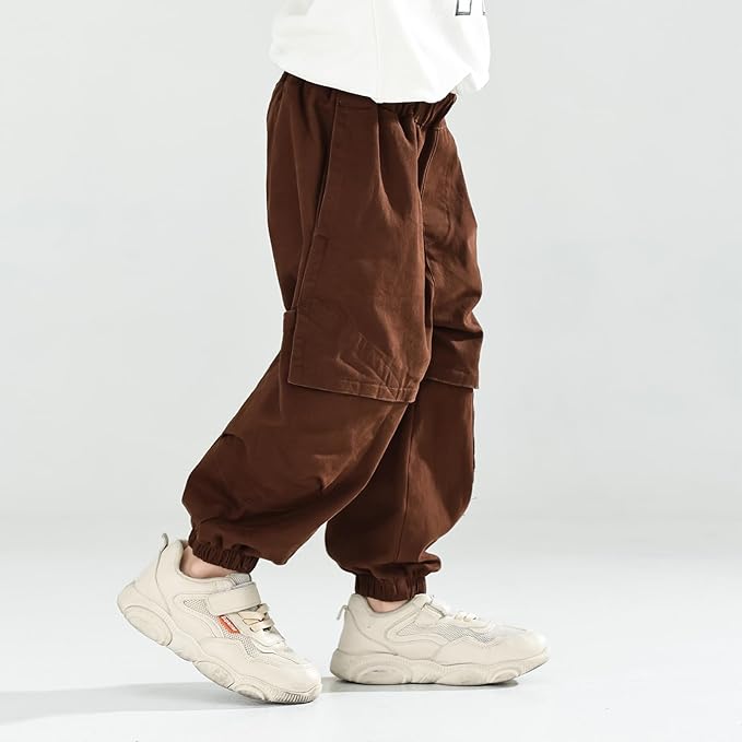 MINI PANDA Toddler Pants Boys& Girls, Relaxed Stretch Twill Toddler Casual Pants