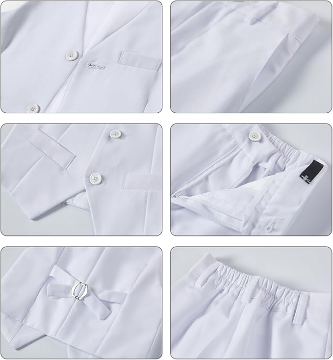 Boys Vest Set Formal Dress Suits Wedding Outfit Dresswear