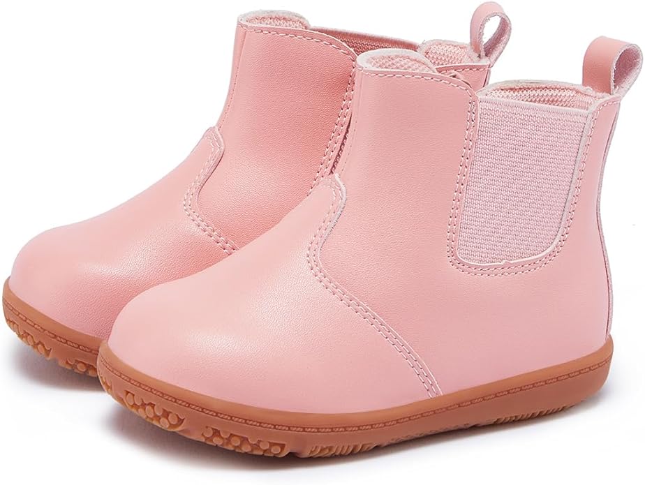 BMCiTYBM Baby Boys Girls Boots Infant Shoes First Walking Booties for All Seasons for 6 9 12 15 18 24 Months