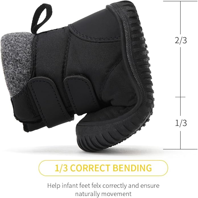 BMCiTYBM Toddler Baby Winter Snow Boots Boy Girl Faux Fur Warm Non Slip First Walking Infant Shoes