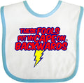 inktastic These Fools Put My Cape on Backwards ® Baby Bib