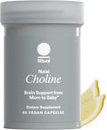 Ritual Natal Choline Supplement, 550mg, Supports Baby’s Cognitive Function When Taken During Pregnancy and Choline Content in Breastmilk*, 30 Day Supply