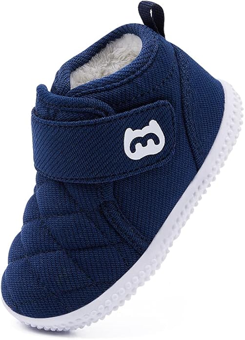BMCiTYBM Toddler Baby Winter Snow Boots Boy Girl Faux Fur Warm Non Slip First Walking Infant Shoes