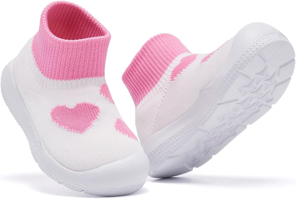 MORENDL Toddler Sock Shoes Baby Walking Shoes Infant Slippers Boys & Girls Non-Slip Sneakers