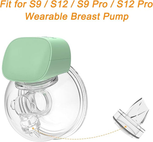 6 Pack Silicone Duckbill Valve Compatible with S9 / S12 / S9Pro / S12Pro Wearable Breast Pump, Electric Breast Pump Parts Accessories